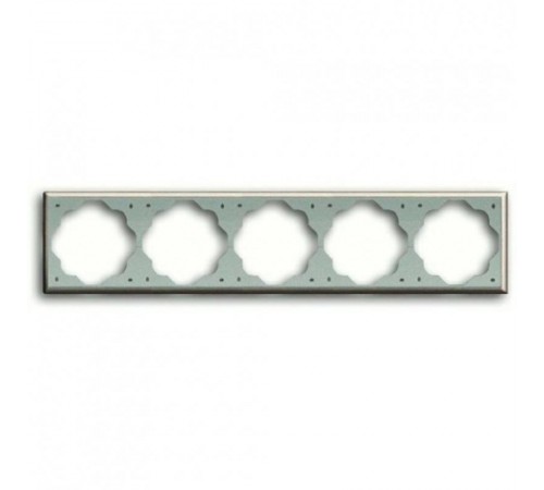 Рамка 5-постовая, серия impuls, цвет шампань-металлик  1754-0-2551   2CKA001754A2551  ABB