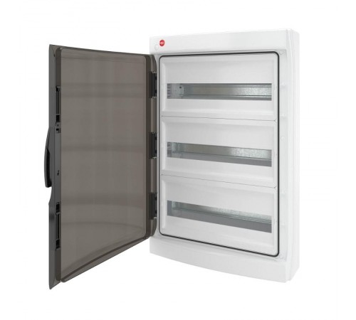 Щиток настенный с дверцей 54(3х18) модулей, IP65  85654  DKC