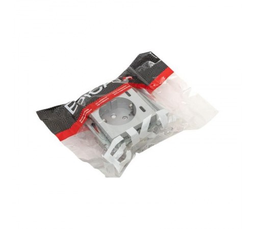 Механизм розетки с USB-C - 2шт, 16А, с заземлением, со шторками, алюминий Эпика EKF  UP1-SOA-111-2USBC  EKF