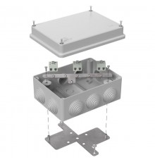 Коробка огнестойкая для о/п 40-0310-FR2.5-6 Е15-Е120 RAL7035 150х110х70 (6 шт/кор) серая  40-0310-7035-FR2.5-6  Промрукав