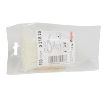 Монтажный хомут Colring - ширина 2.4 мм - длина 95 мм - пакет 100 шт - бесцветный  031820  Legrand