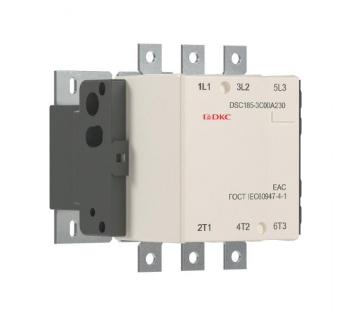 Магнитный контактор DSC185-3C00A230 185А 90кВт (AC3) кат 220В AC  DSC185-3C00A230  DKC