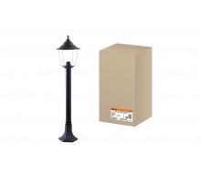 Светильник садово-парковый Прага Эл-11-73-100 60 Вт Е27 напольный на стойке h-1.0 м черный, прозрачный плафон TDM  SQ0330-0537  TDM
