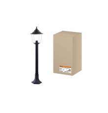 Светильник садово-парковый Прага Эл-11-73-100 60 Вт Е27 напольный на стойке h-1.0 м черный, прозрачный плафон TDM  SQ0330-0537  TDM