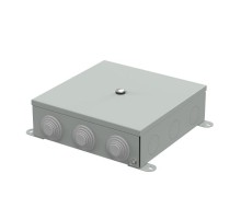 Коробка металлическая серая 200х200х65 (4 шт/кор)  70-0390-7035  Промрукав