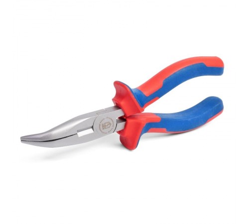 Длинногубцы изогнутые "Мастер" 160 мм  77424  КВТ