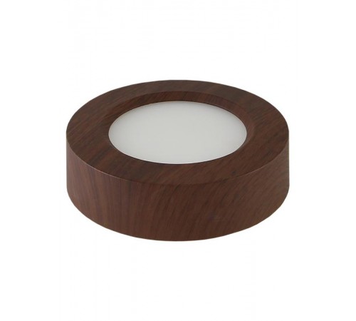 Светильник накладной светодиодный круг "Даунлайт" СПО (венге) 6 Вт 120*32 мм 4000К   SQ0329-0443  TDM