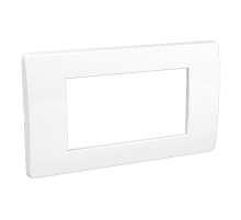 Рамка на 4 модуля. белая. RAL9010 Brava  75011W  DKC