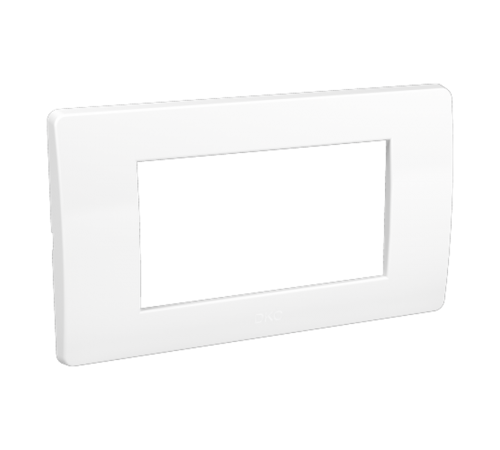 Рамка на 4 модуля. белая. RAL9010 Brava  75011W  DKC