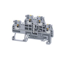 Клемма 2х-ярусная push-in OptiClip CPDL-2,5-2L-I-S-серый  331864  КЭАЗ