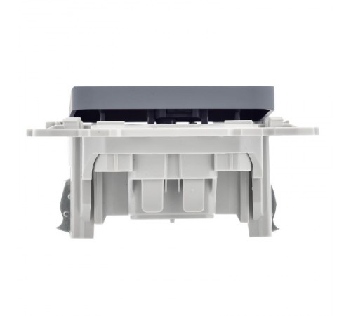 FLITE Выключатель 1-клавишный 10А ВС11-1-0-ФлМ маренго  FI-V10-0-10-1-K35  IEK