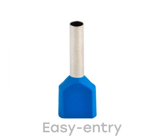 Наконечник штыревой втулочный НШвИ(2) 2,5-13 (50шт.) EKF   nhvi2-2.5-13   EKF