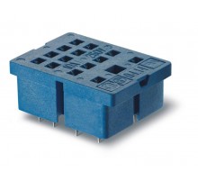 Розетка для монтажа на плате для реле 55.32, 55.34; в комплекте металлическая клипса 094.51  9414SMA  Finder