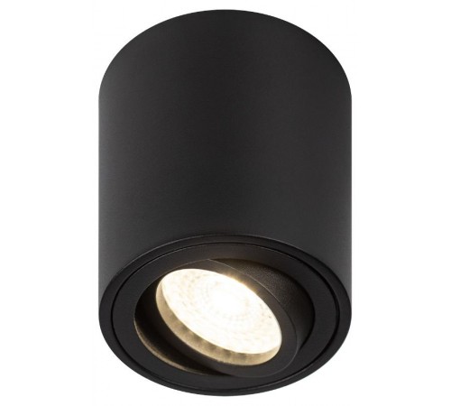 Светильник настенно-потолочный спот OL21 BK MR16/GU10, черный, поворотный  Б0054393  ЭРА
