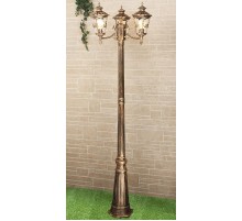 Светильник садово-парковый GLYF-8046F/3 Diadema F/3 черное золото  a030678  Elektrostandard