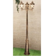 Светильник садово-парковый GLYF-8046F/3 Diadema F/3 черное золото  a030678  Elektrostandard