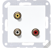 2x Cinch Audio (RCA) / Composite Video  MAA1031  Jung
