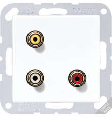 2x Cinch Audio (RCA) / Composite Video  MAA1031  Jung