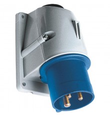 Вилка для монтажа на поверхность 232BS6, 32A, 2P+E, IP44, 6ч  2CMA193314R1000  ABB