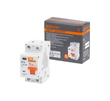 Выключатель автоматический дифференциального тока АВДТ 32 2P(1P+N) B16А 30мА 4,5кА тип АС  SQ0202-0520  TDM