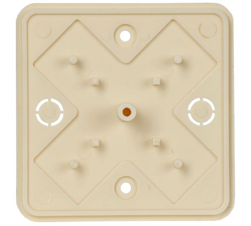 Коробка распределительная КМ для о/п 75х75х20мм слоновая кость  UKO10-075-075-020-K32-E  IEK