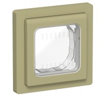 FLITE Рамка 1-местная IP55 Рпро-1-55-ФлО оливковый  FI-M10-32-55-K26  IEK