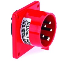 Вилка встраиваемая Фазоинвертор 32А 5р(3р+N+PЕ,) 400В 6h IP44 I 2857-Bals I Bals