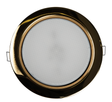 Светильник точечный встраиваемый под лампу ДВО PGX70 15254.3 40Вт GX70 IP20 золото глянцевое  1027658  Jazzway