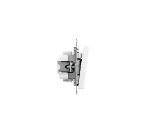 Механизм выключателя, одноклавишный, проходной, белый Эпика EKF  UP1-SWW-11  EKF