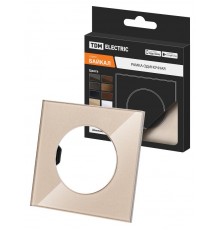 Рамка одиночная шампань, стекло, "Байкал"   SQ1819-0502  TDM