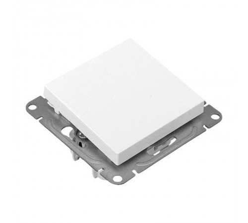 Механизм выключателя, одноклавишный, проходной, белый Эпика EKF  UP1-SWW-11  EKF