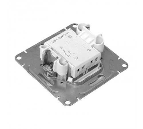 Механизм выключателя, одноклавишный, проходной, белый Эпика EKF  UP1-SWW-11  EKF