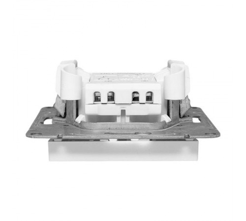 Механизм выключателя, одноклавишный, проходной, белый Эпика EKF  UP1-SWW-11  EKF