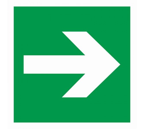 Пиктограмма (наклейка) ПЭУ 003 Указательная стрелка (200х200) РС-M /комплект, 2шт./ MIZAR SI  2501002550  Световые Технологии