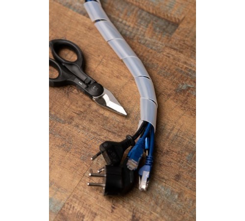 Лента спиральная монтажная SWB-24 D=24мм, d=21мм (рулон 10м) EKF PROxima  plc-swb-24  EKF