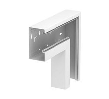 Плоский угол кабельного канала Rapid 80 70x130 мм (сталь,светло-серый) (GS-AFF70130LGR)  6277432  OBO Bettermann