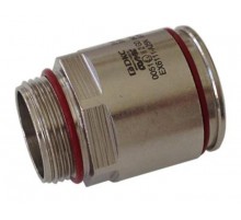 Взрывозащищенная Ex e муфта труба-коробка. DT 50 мм. M50x1,5.Ник. латунь. IP66/67  EX6111-A50  DKC