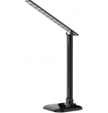 Светильник настольный складной, диммируемый, 10W,100-240V, 4000К, 360*150*150 мм, черный DE1725  29860  FERON