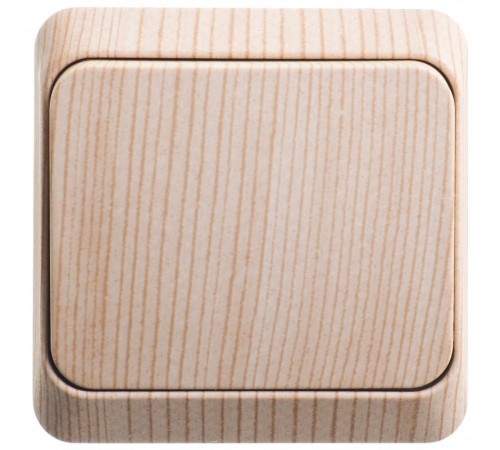 Этюд Сосна О/У Выключатель 1-клавишный (сх.1)  BA10-001D  SE