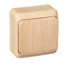 Этюд Сосна О/У Выключатель 1-клавишный (сх.1)  BA10-001D  SE