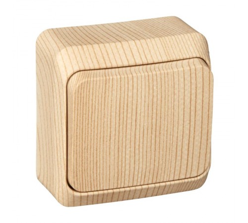 Этюд Сосна О/У Выключатель 1-клавишный (сх.1)  BA10-001D  SE