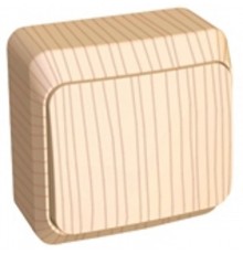 Этюд Сосна О/У Переключатель 1-клавишный  BA10-004D  SE