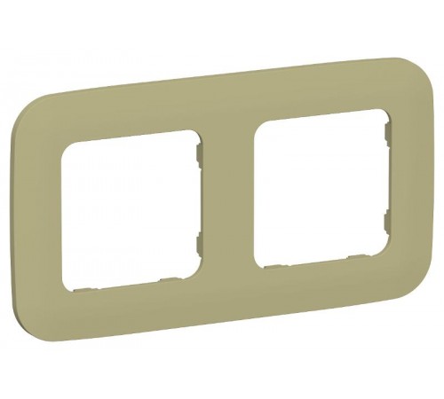 FLITE Artistic Рамка 2-ая РУ-2-А-ФлО оливковый  FI-M22-31-20-K26  IEK