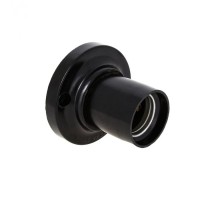 Патрон потолочный карболитовый Е27 черный прямой PROxima  LHC-E27-sc-s  EKF