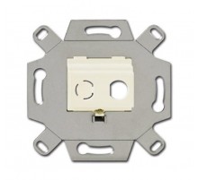 Адаптор/суппорт для ТВ-разъёмов тип F, BNC-F, цвет слоновая кость  0230-0-0436  2CKA000230A0436  ABB