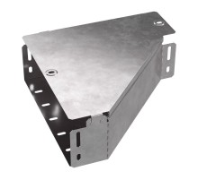 Переходник левый с крышкой Стандарт 300х100х100  PR16.0501  Промрукав