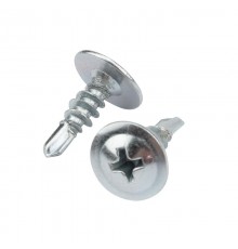 Саморез с прессшайбой ПШС сверло 4.2х13, пакет (25шт.)  1182-4213-4  KRANZ