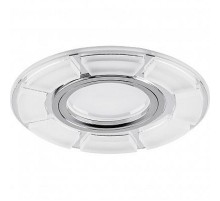 Светильник встраиваемый с LED подсветкой CD993 потолочный MR16 G5.3 белый матовый, хром  40507  Feron