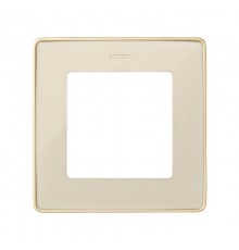 Simon 82 Рамка декоративная, 1 пост, Select, S82 Detail, слоновая кость-шампань  8201610-248  Simon