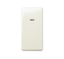 Simon 27 Выключатель 1-кл кнопочный, 10А 250В, узкий модуль, S27, слоновая кость  27669-61  Simon